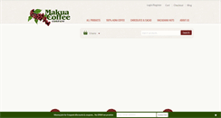Desktop Screenshot of makuacoffee.com
